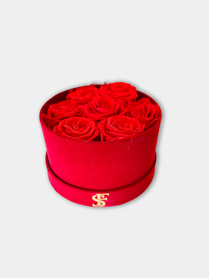 Red velvet box